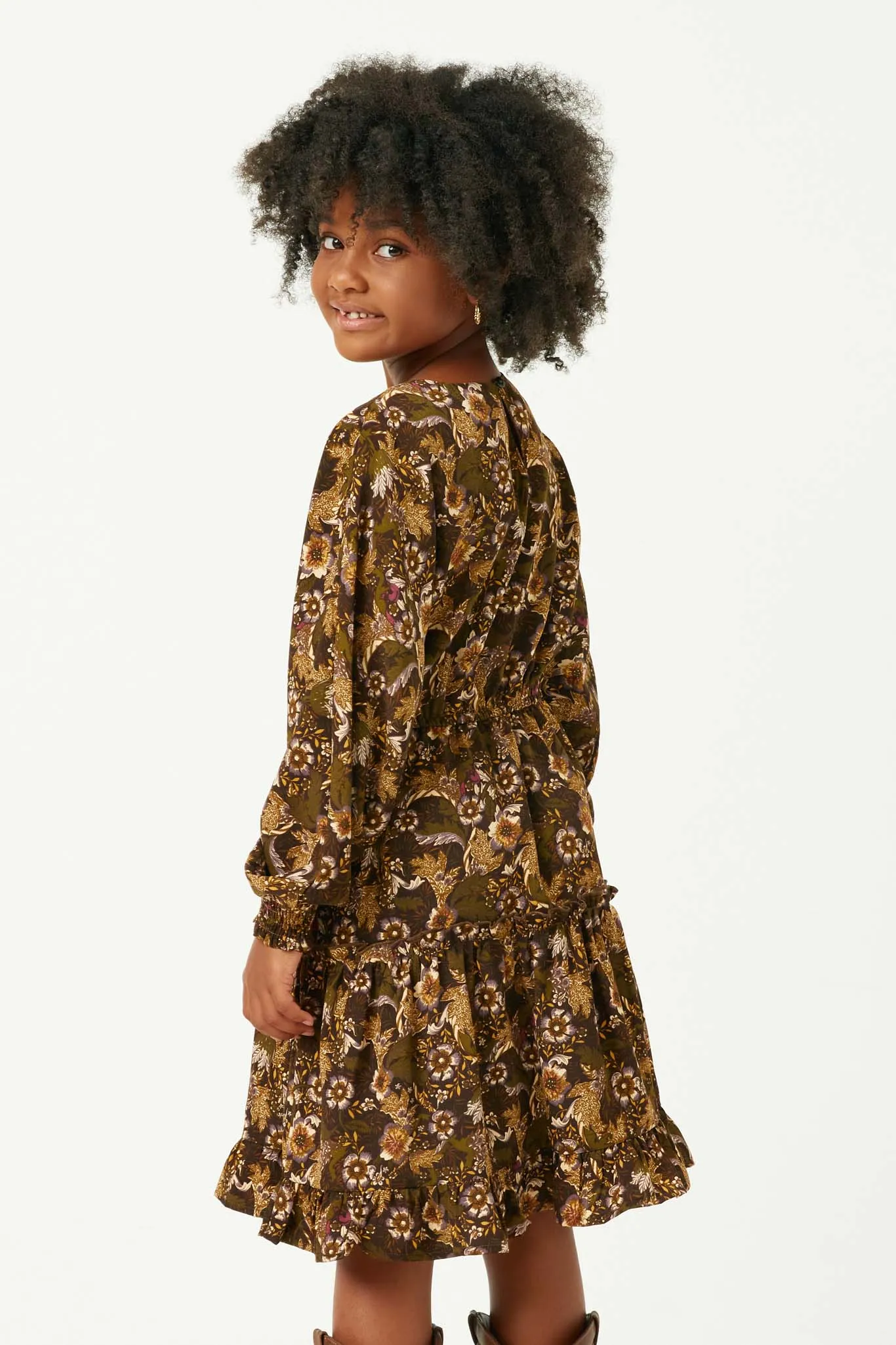 Dolman Sleeve Tiered Dress