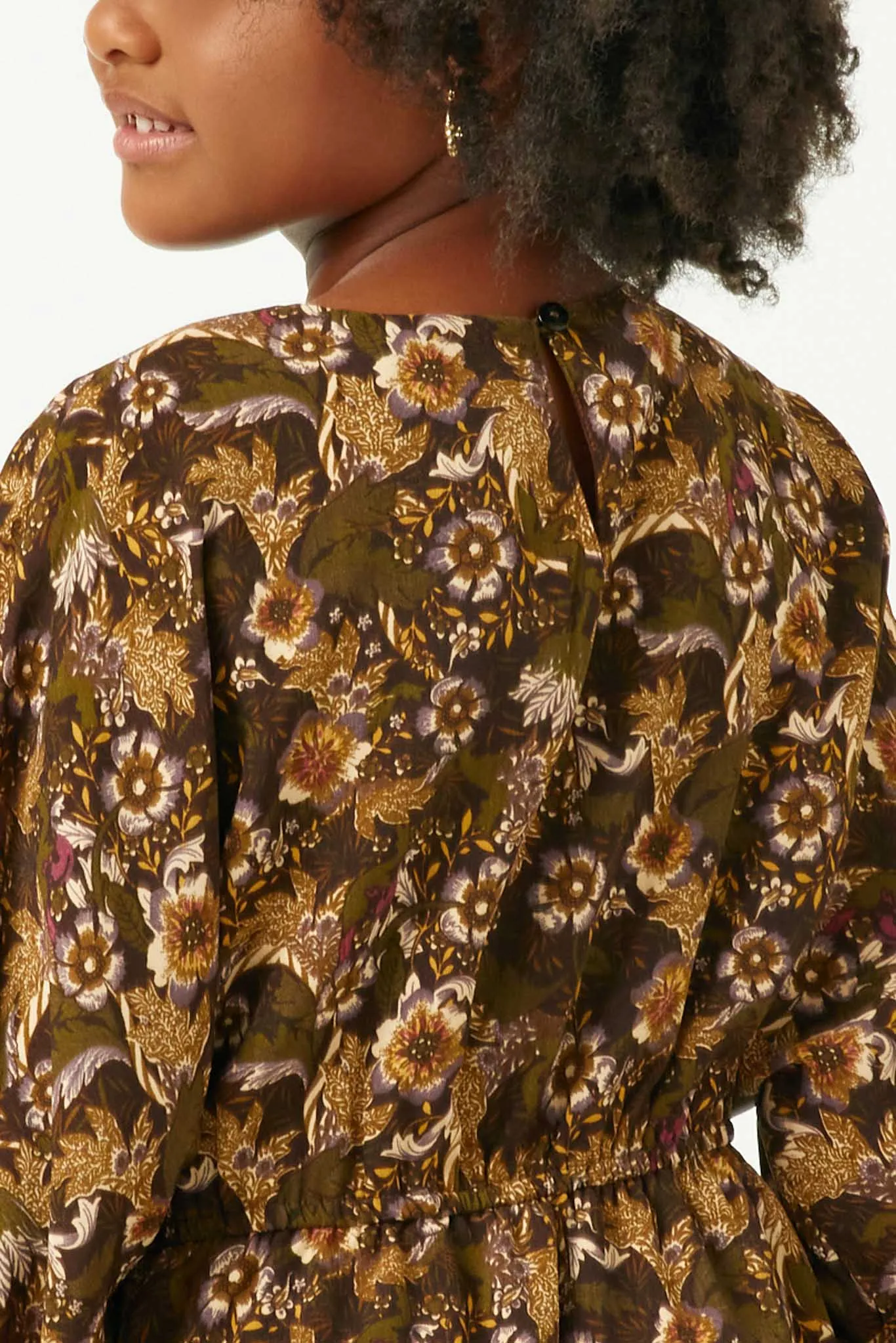 Dolman Sleeve Tiered Dress