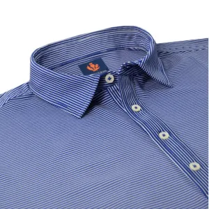 Donald Ross Mens Sport Fit Lennox Polo - NAVY/CREAM