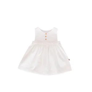 Dress With Belt - Off White