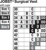 EA/1 JOBST SURGICAL VEST WITHOUT CUPS, SIZE 4, 43 1/8IN-47IN (109CM-119CM)
