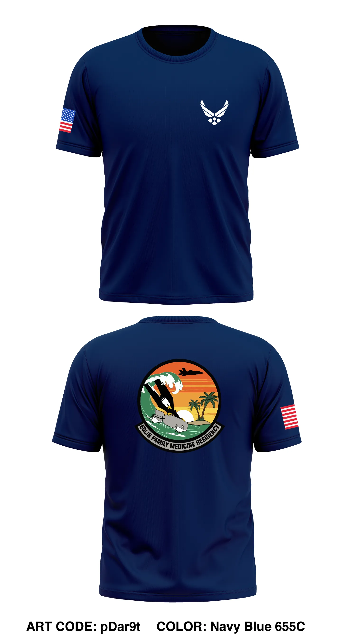 Eglin FMR Store 1 Core Men's SS Performance Tee - pDar9t