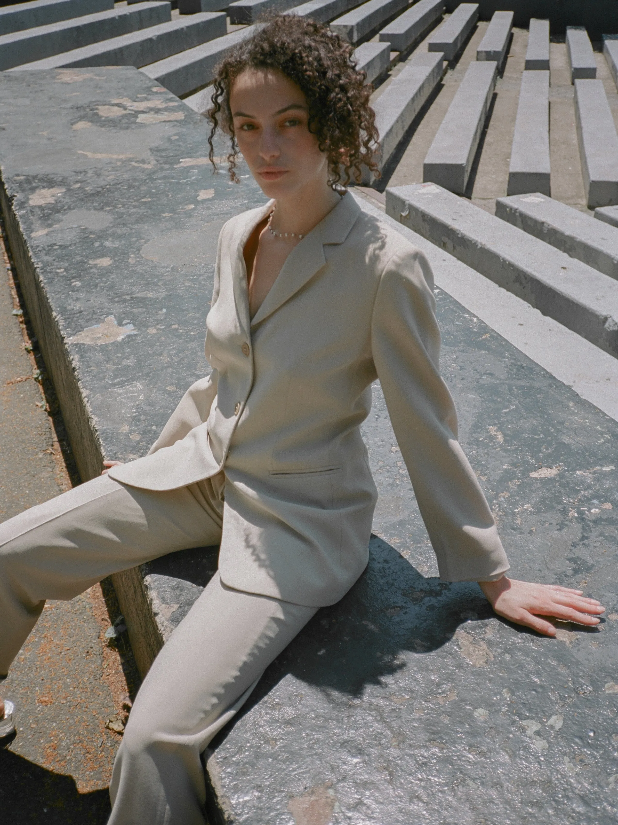 Emporio Armani Stone Wool Suit