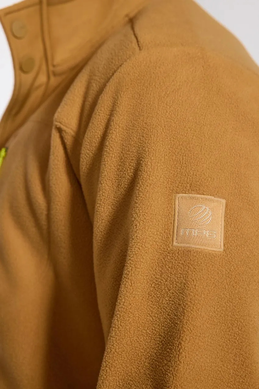 Encore Fleece Jacket with Chest Pocket - Bistre