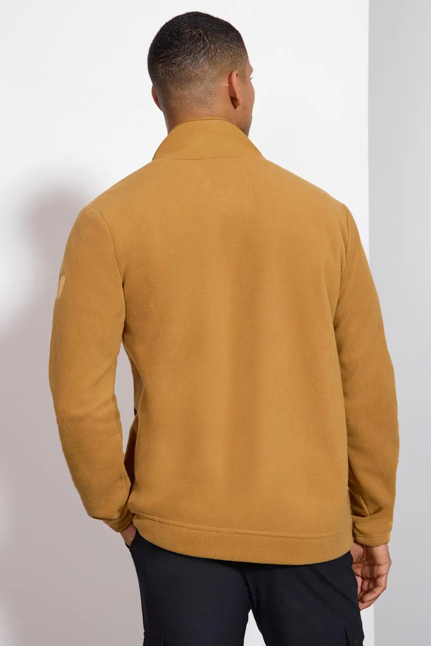 Encore Fleece Jacket with Chest Pocket - Bistre