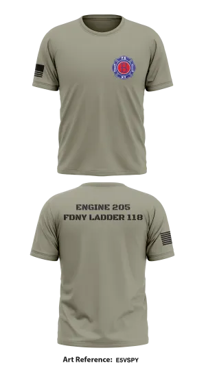 Engine 205 Ldder118 Store 1 Core Men's SS Performance Tee - e5VSPy