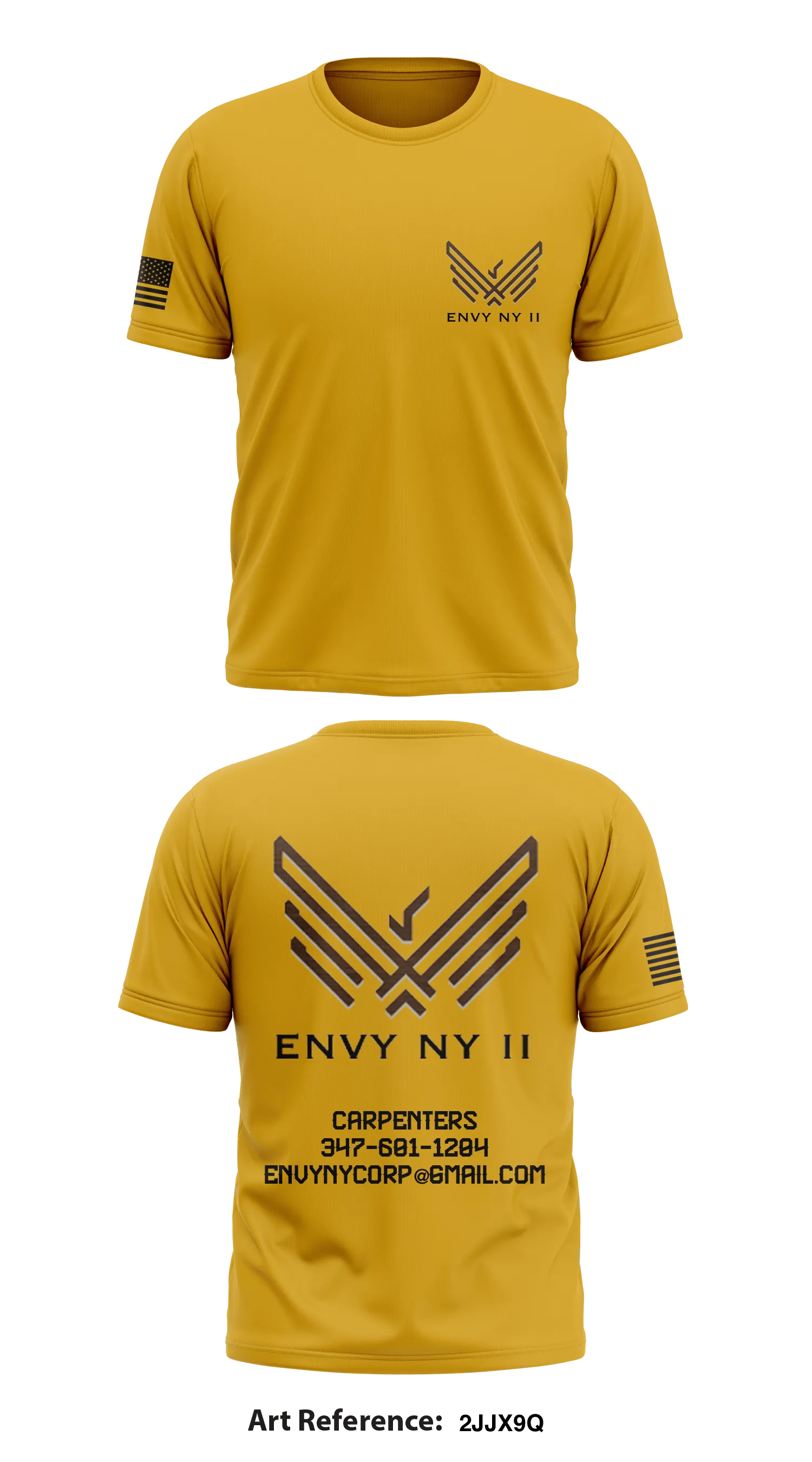 ENVY NY II Store 1 Core Men's SS Performance Tee - 2jJX9q