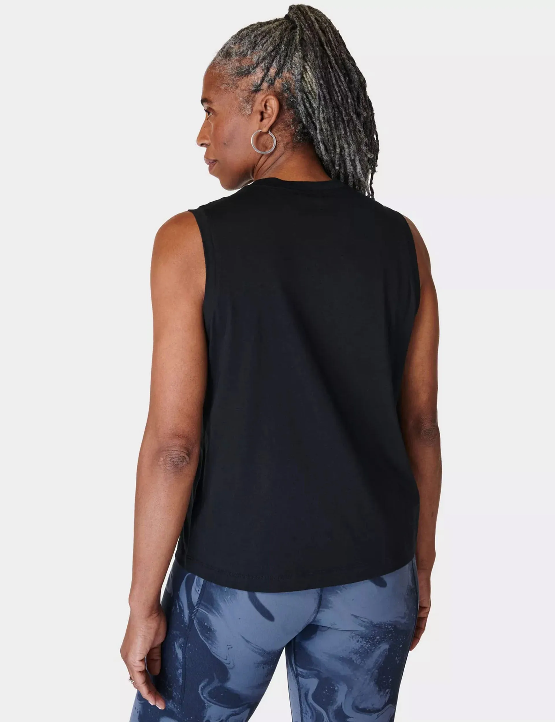 Essential Sleeveless Vest - Black