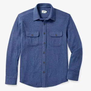 Fair Harbor The Dunewood Ultra Stretch Flannel - Navy Twill