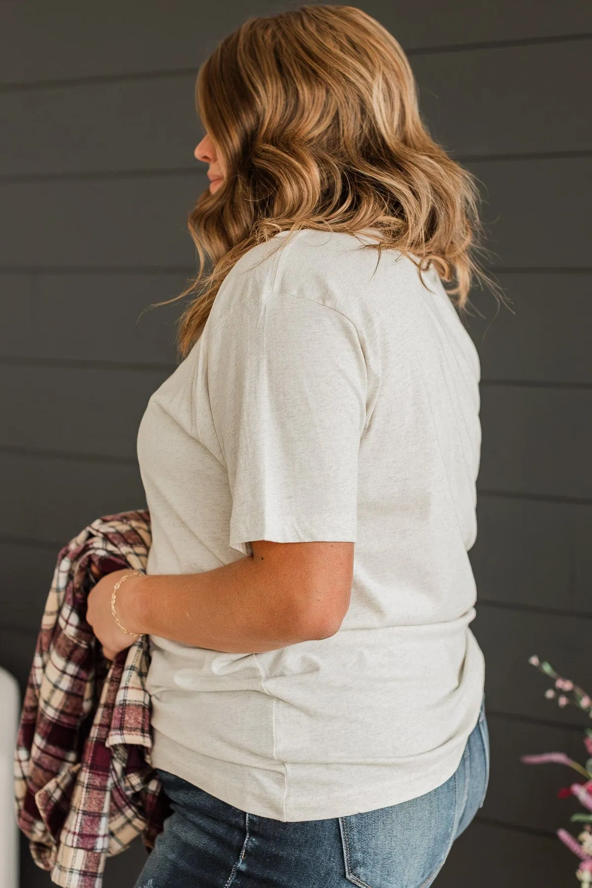 Feeling "Blessed" Graphic Tee- Oatmeal