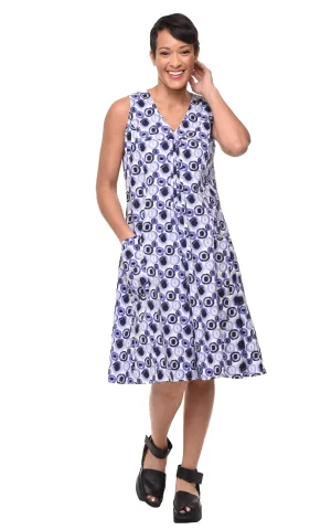 FINAL SALE CV656 Poppie Dress in Iris Poppers*
