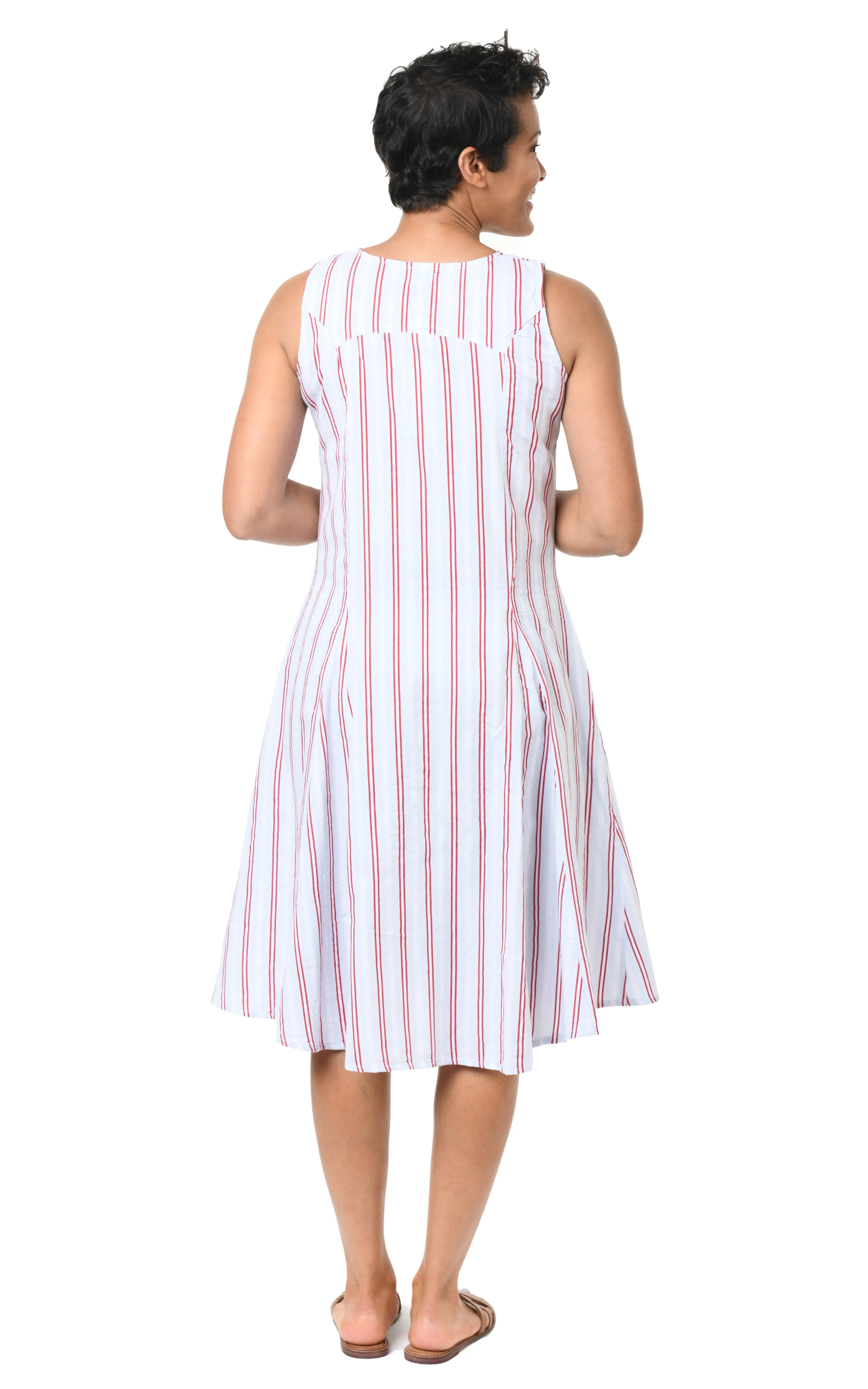 FINAL SALE CV656 Poppie Dress in Whitman*