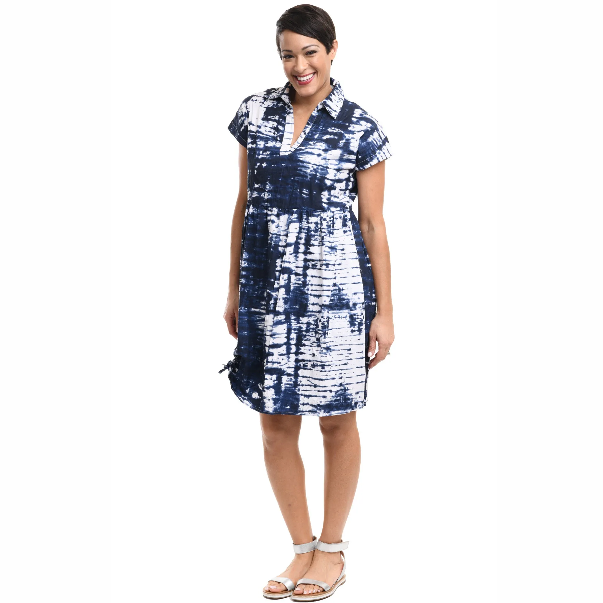 FINAL SALE CV923 Geri Dress in Ocean*