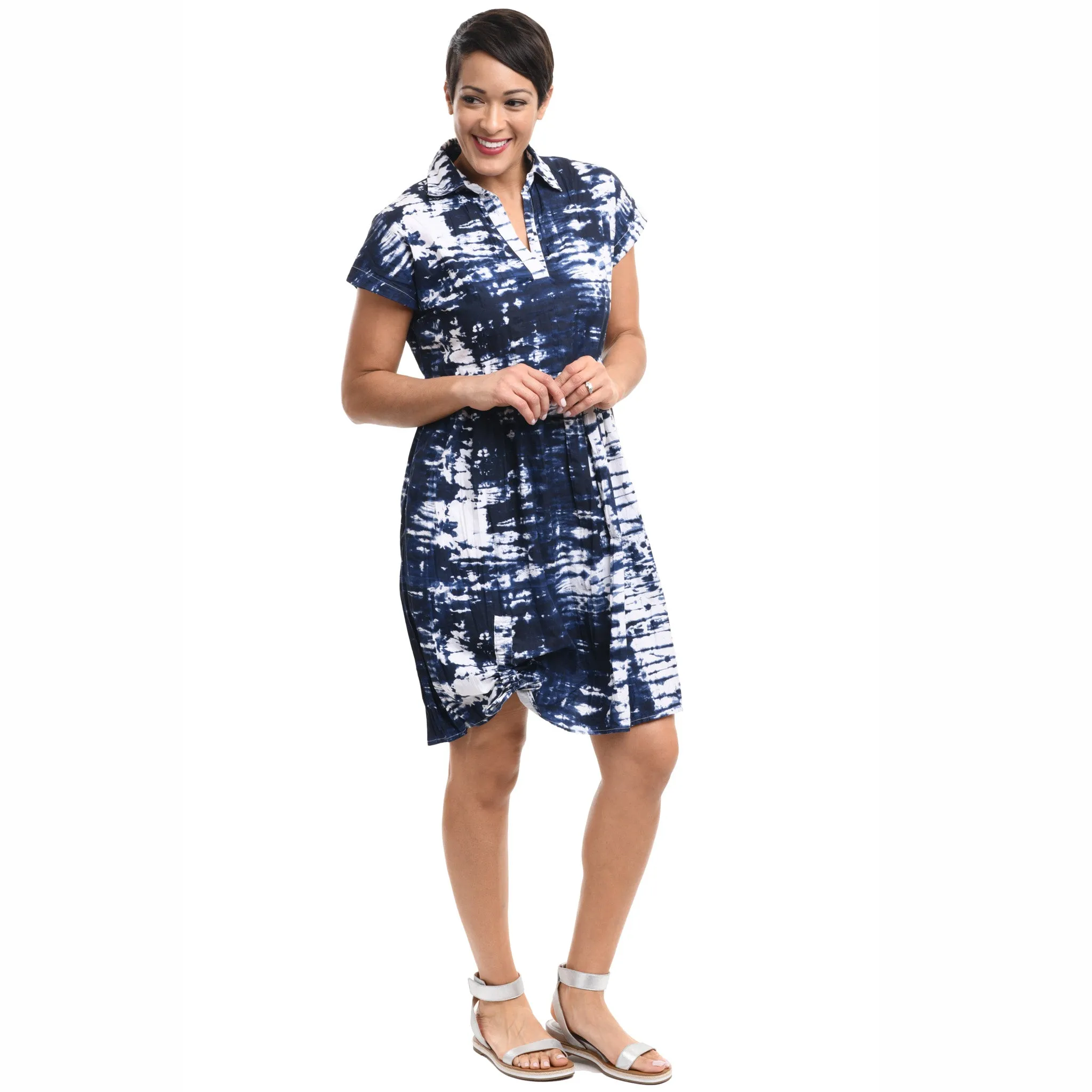 FINAL SALE CV923 Geri Dress in Ocean*