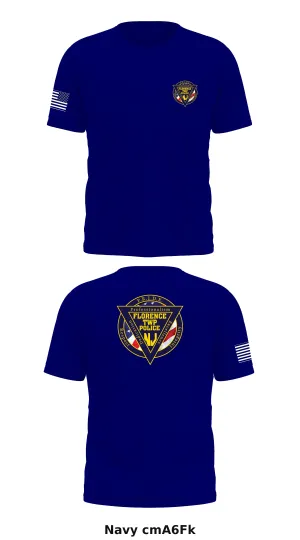 Florence Twp Police Dept Store 1 Core Men's SS Performance Tee - cmA6Fk