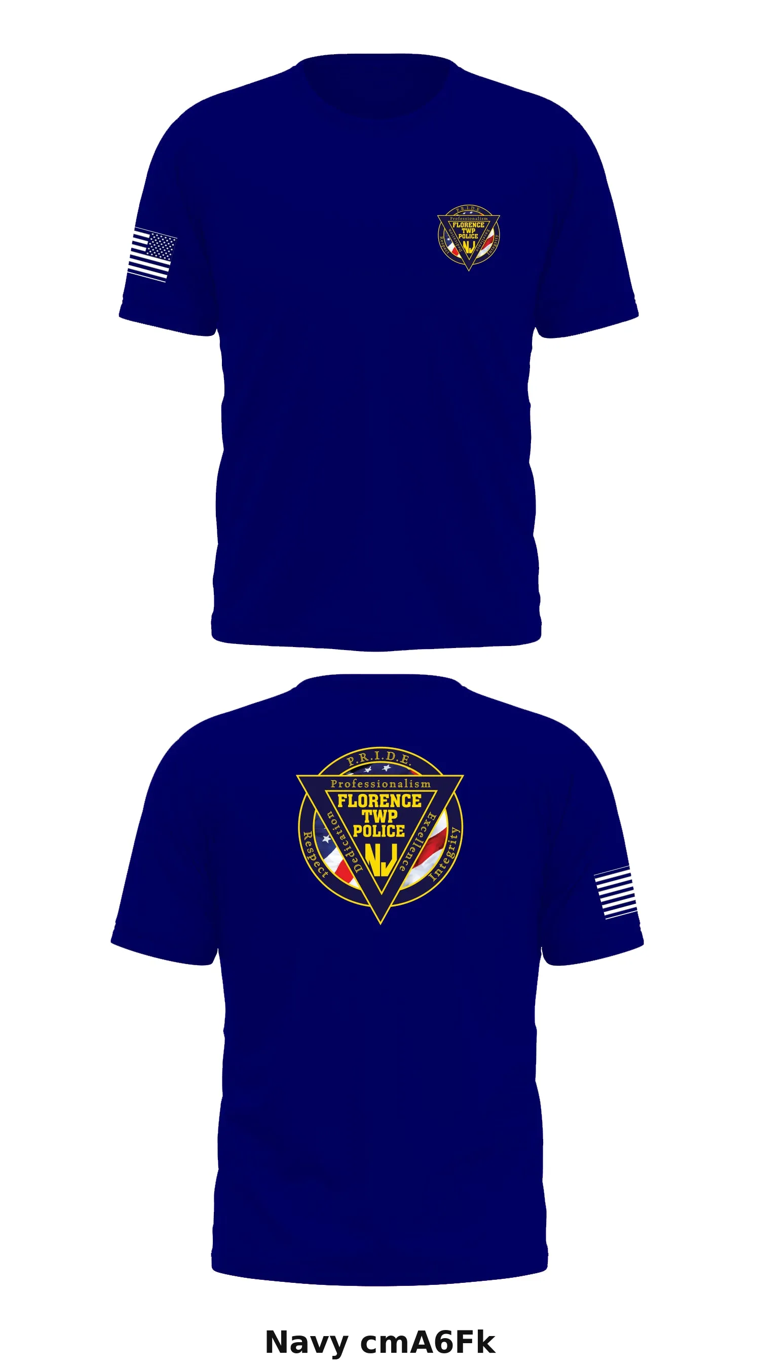 Florence Twp Police Dept Store 1 Core Men's SS Performance Tee - cmA6Fk
