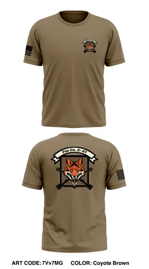 Fox Co. 2-47 Store 1 Core Men's SS Performance Tee - 7Vv7MG