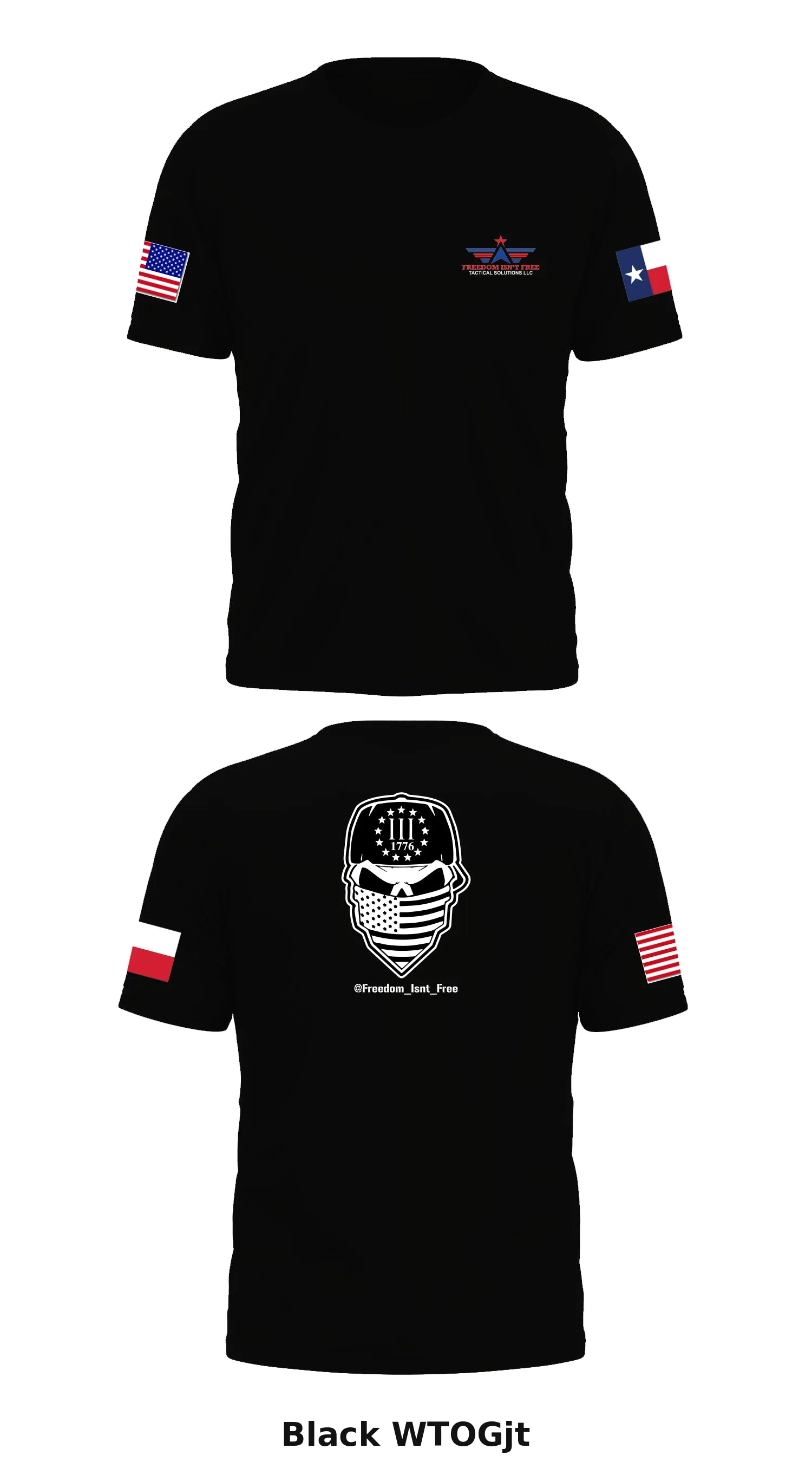 Freedom Ins’t Free Tactical Solutions LLC Store 1 Core Men's SS Performance Tee - WTOGjt