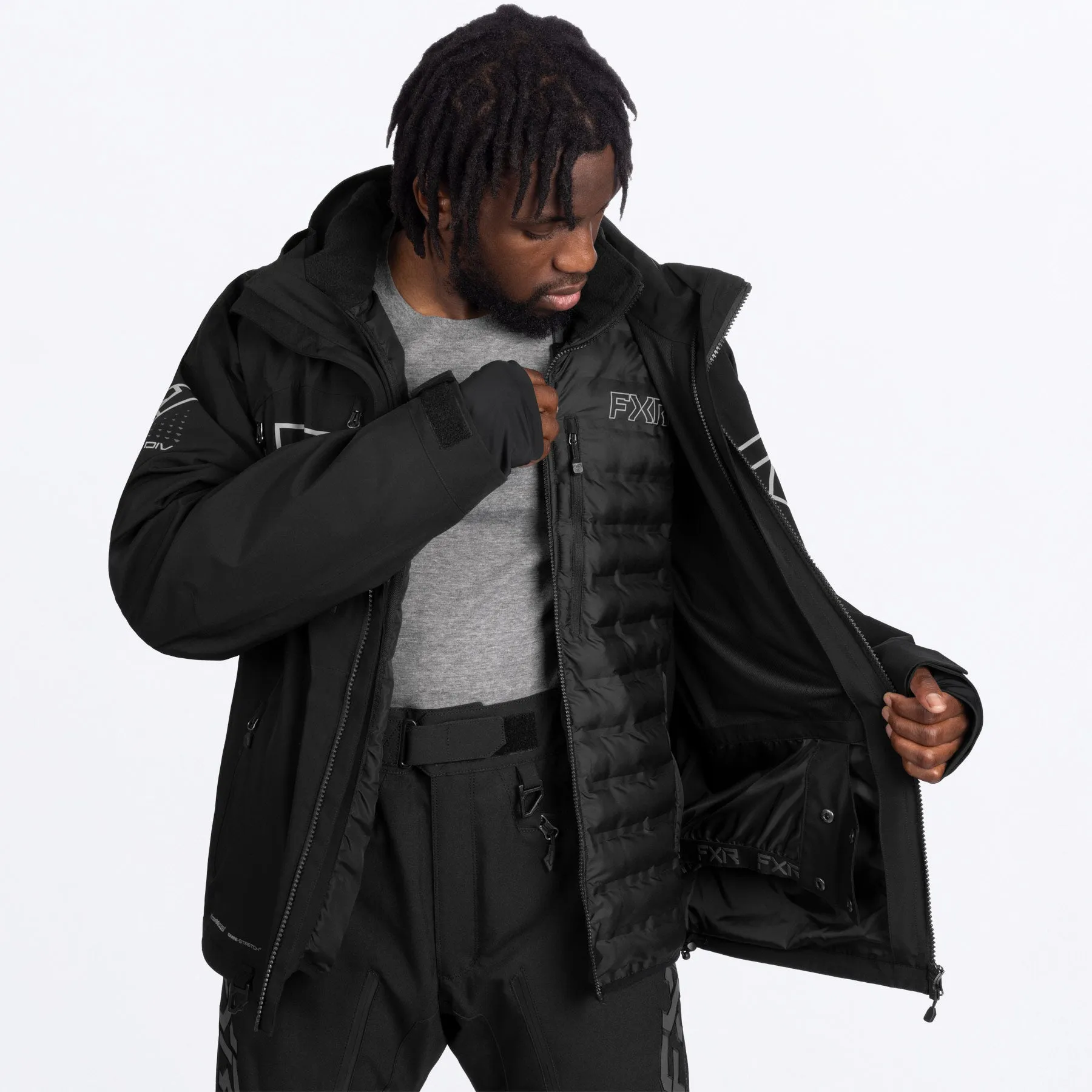 FXR Mens Helium Pro 3-in-1 Insulated Jacket