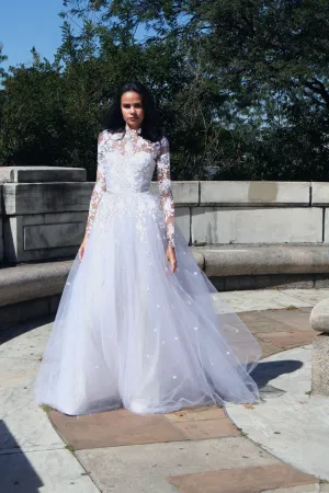 Gavreel Long Sleeve Lace Gown