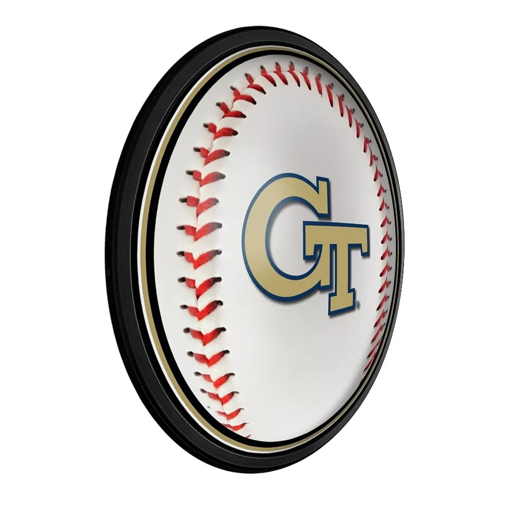 Georgia Tech Yellow Jackets: Baseball - Slimline Lighted Wall Sign