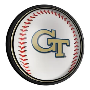 Georgia Tech Yellow Jackets: Baseball - Slimline Lighted Wall Sign