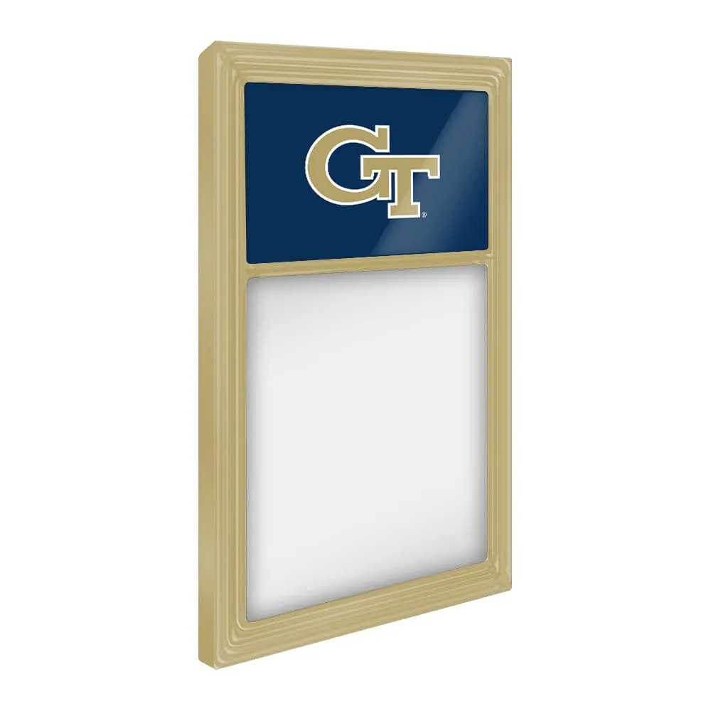 Georgia Tech Yellow Jackets: Dry Erase Note Board