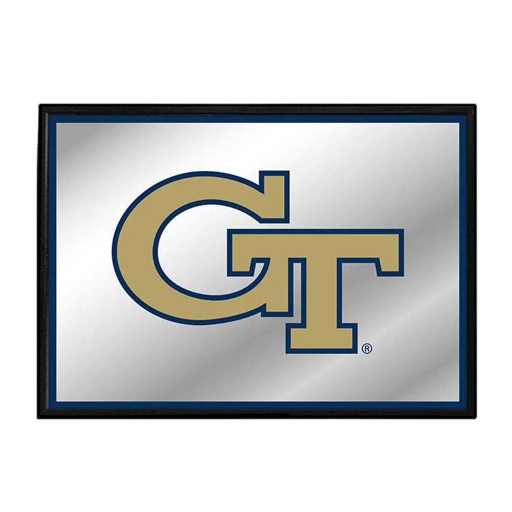 Georgia Tech Yellow Jackets: Framed Mirrored Wall Sign