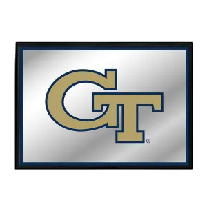 Georgia Tech Yellow Jackets: Framed Mirrored Wall Sign