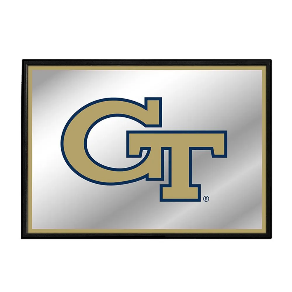 Georgia Tech Yellow Jackets: Framed Mirrored Wall Sign