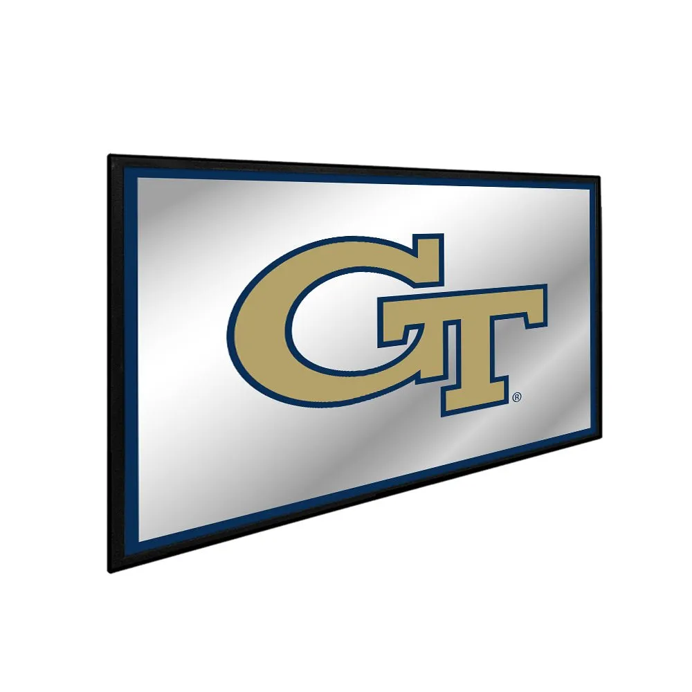 Georgia Tech Yellow Jackets: Framed Mirrored Wall Sign