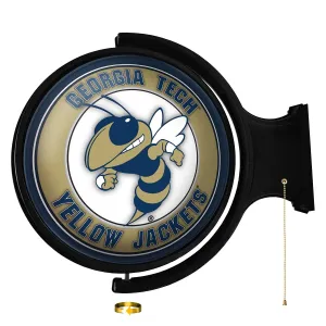 Georgia Tech Yellow Jackets: Mascot - Original Round Rotating Lighted Wall Sign