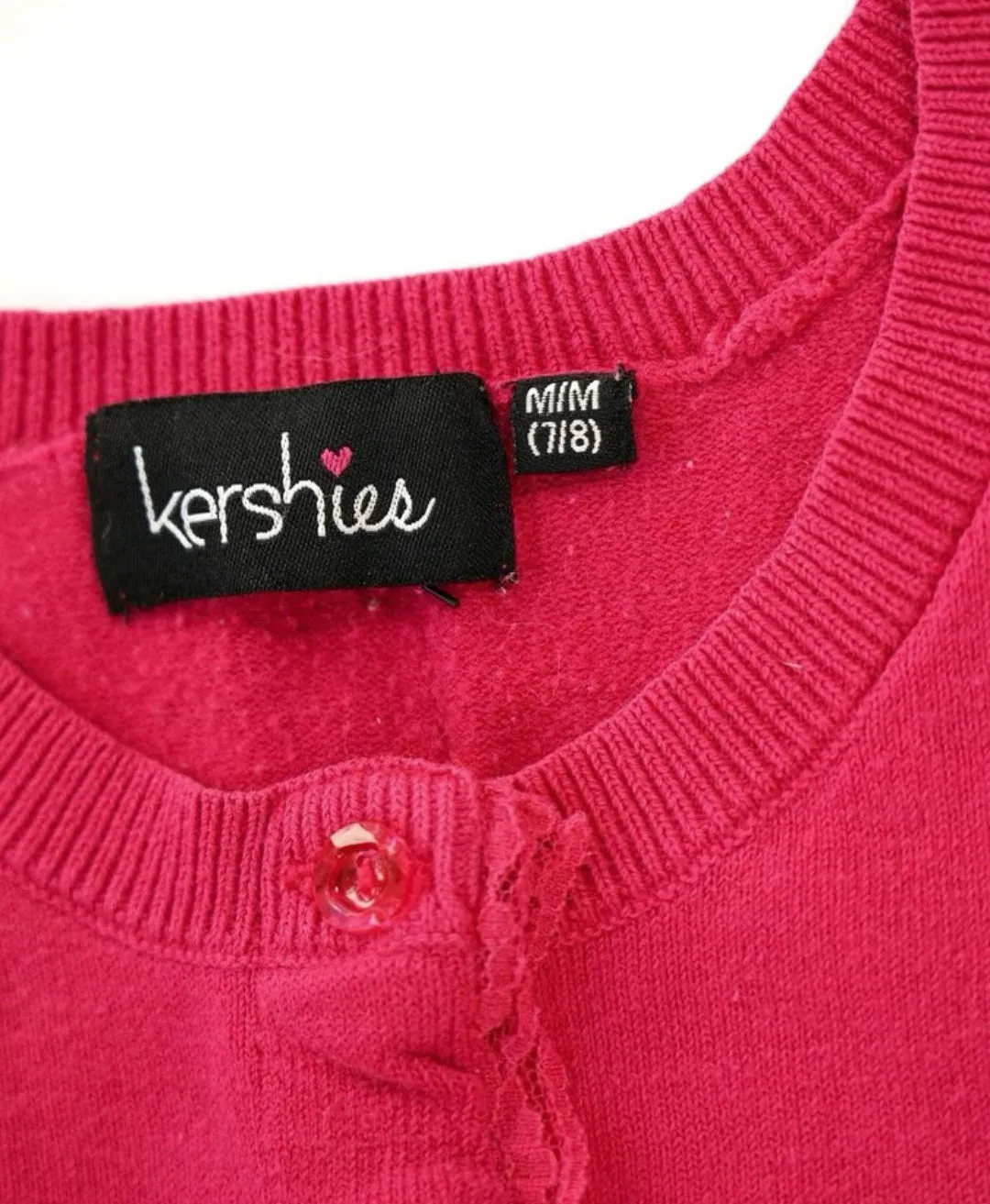 GIRL SIZE MEDIUM (7/8 YEARS) KERSHIES, Soft Knit Sweater VGUC B13