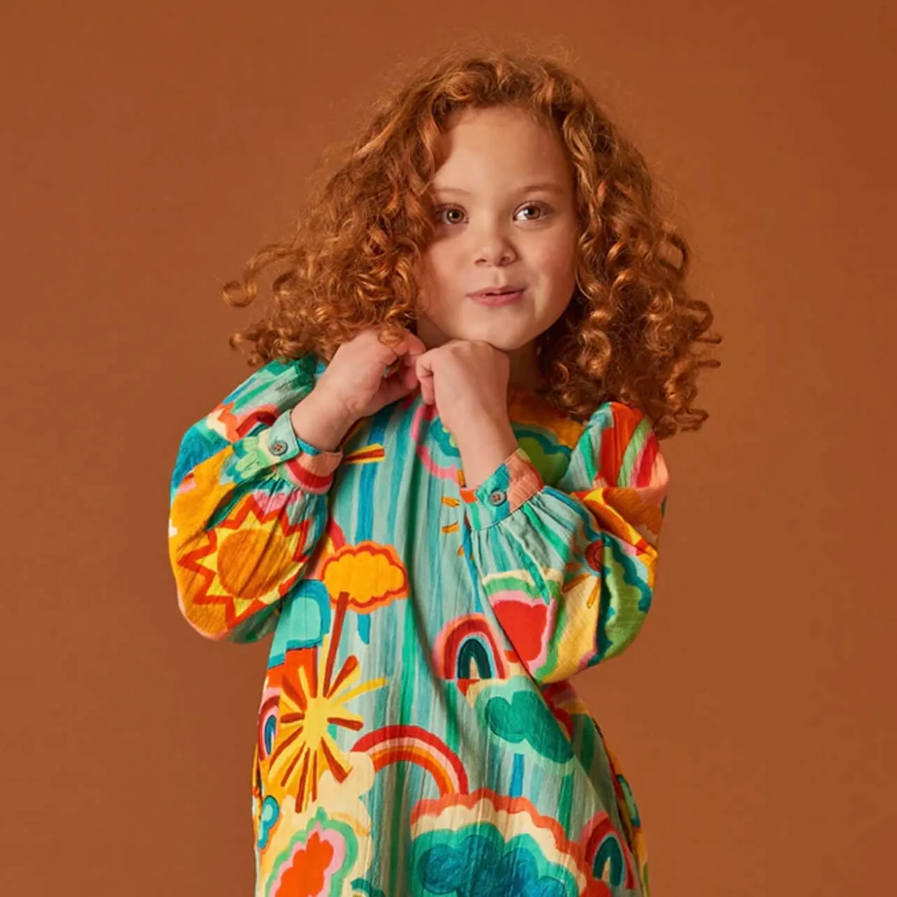 Girls Blue Deedjee Dress