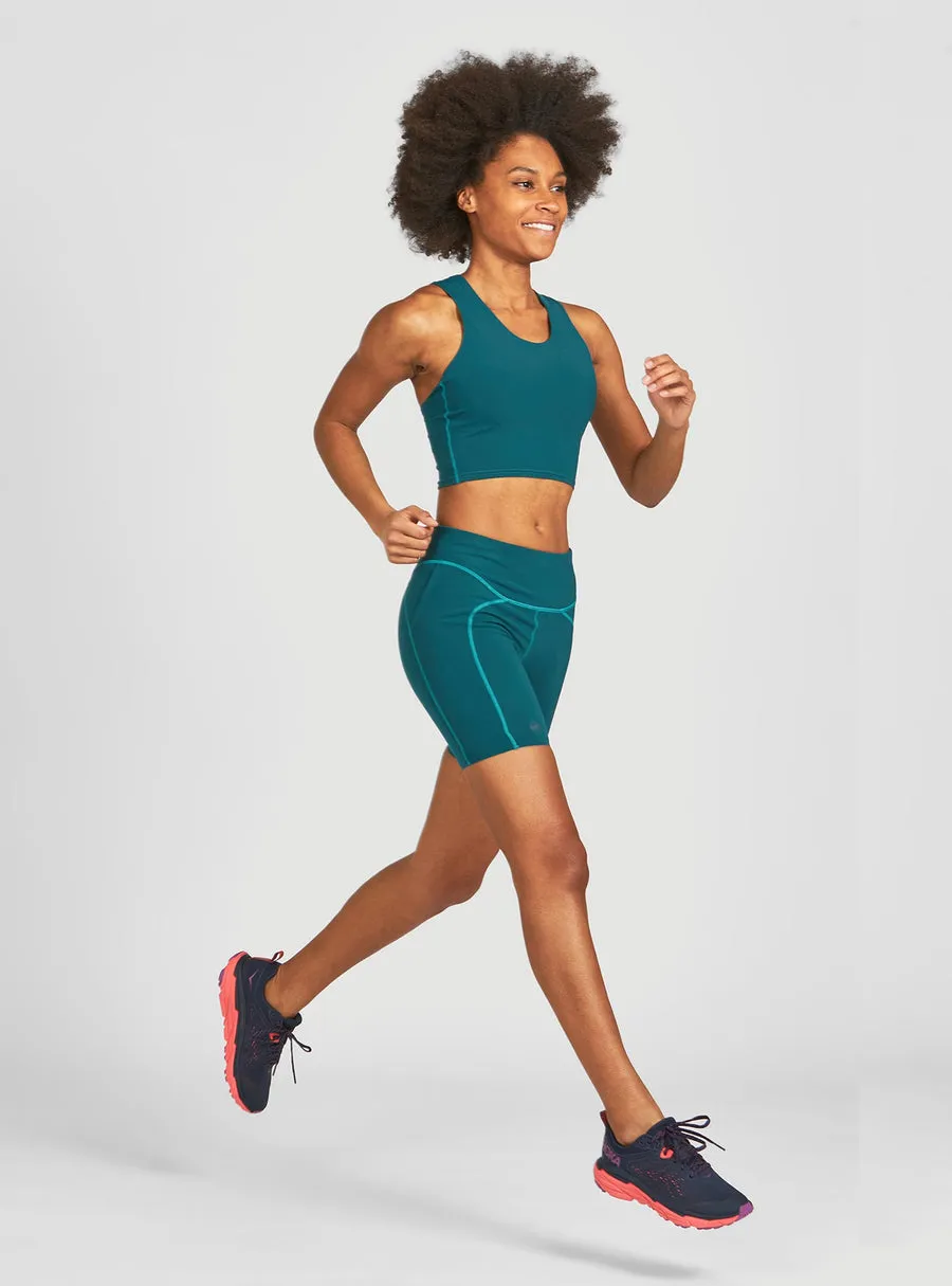 Groundwork Long Bra - Ocean