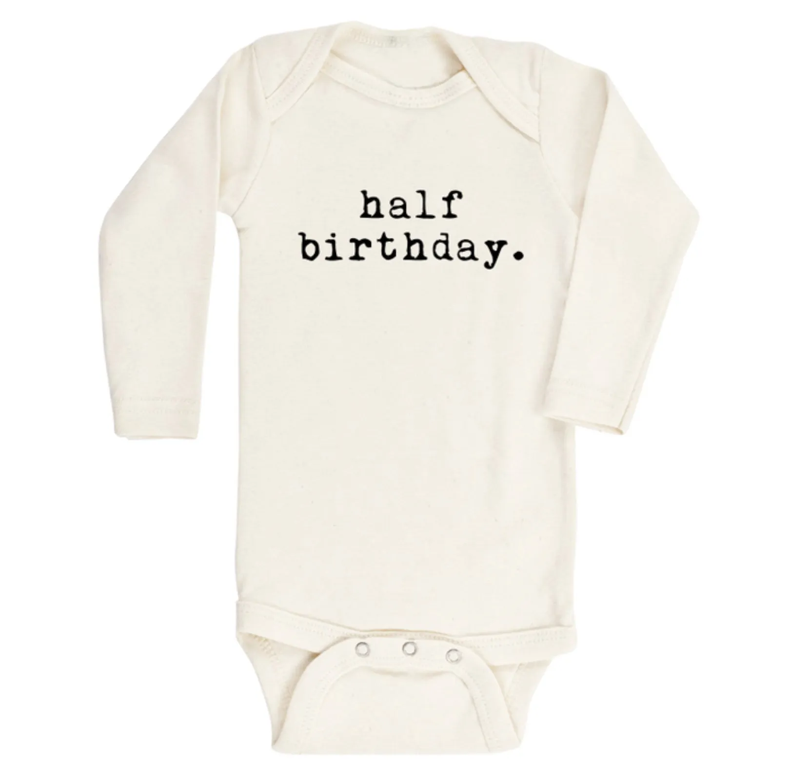 HALF BIRTHDAY LONG SLEEVE BODYSUIT