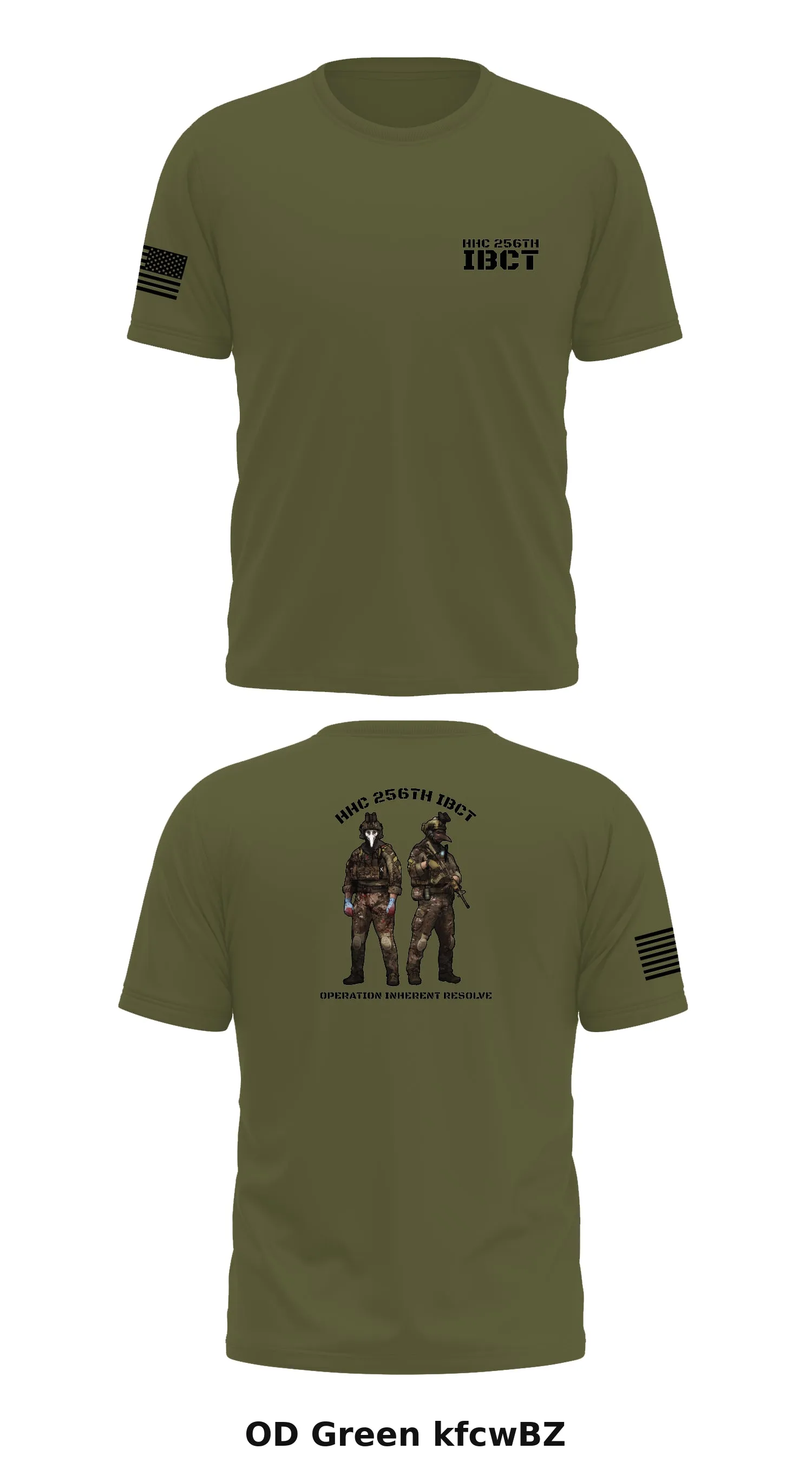 HHC 256th IBCT Store 1 Core Men's SS Performance Tee - kfcwBZ