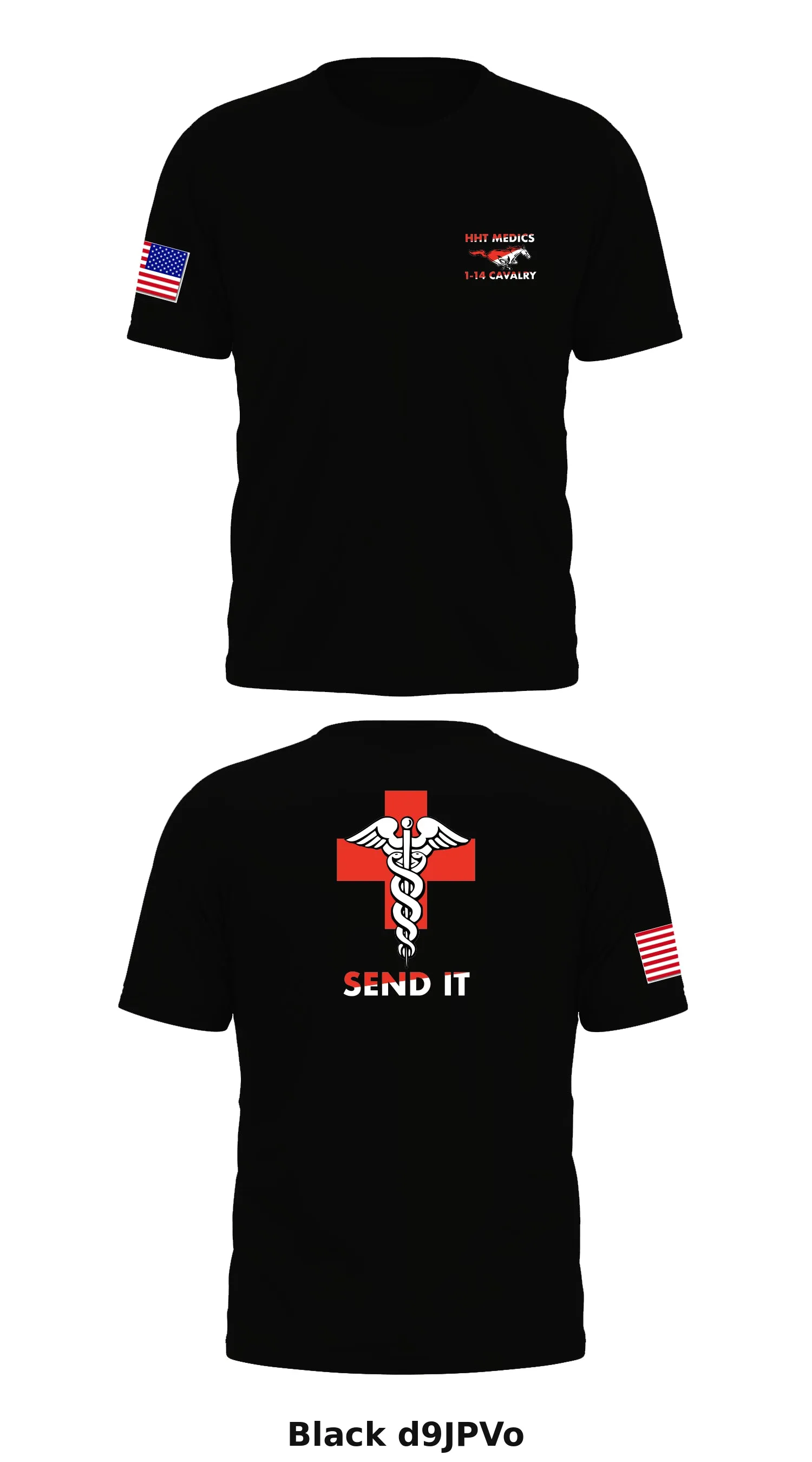 HHT Medics 1-14 Cavalry  Store 1 Core Men's SS Performance Tee - d9JPVo