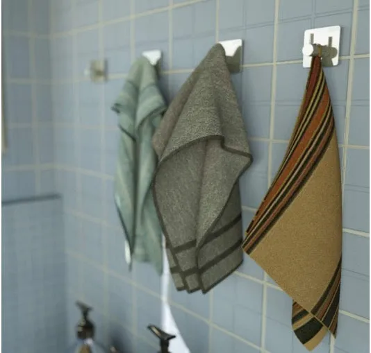 Homlly Stainless Steel Wall Hook Hangers (4pcs)