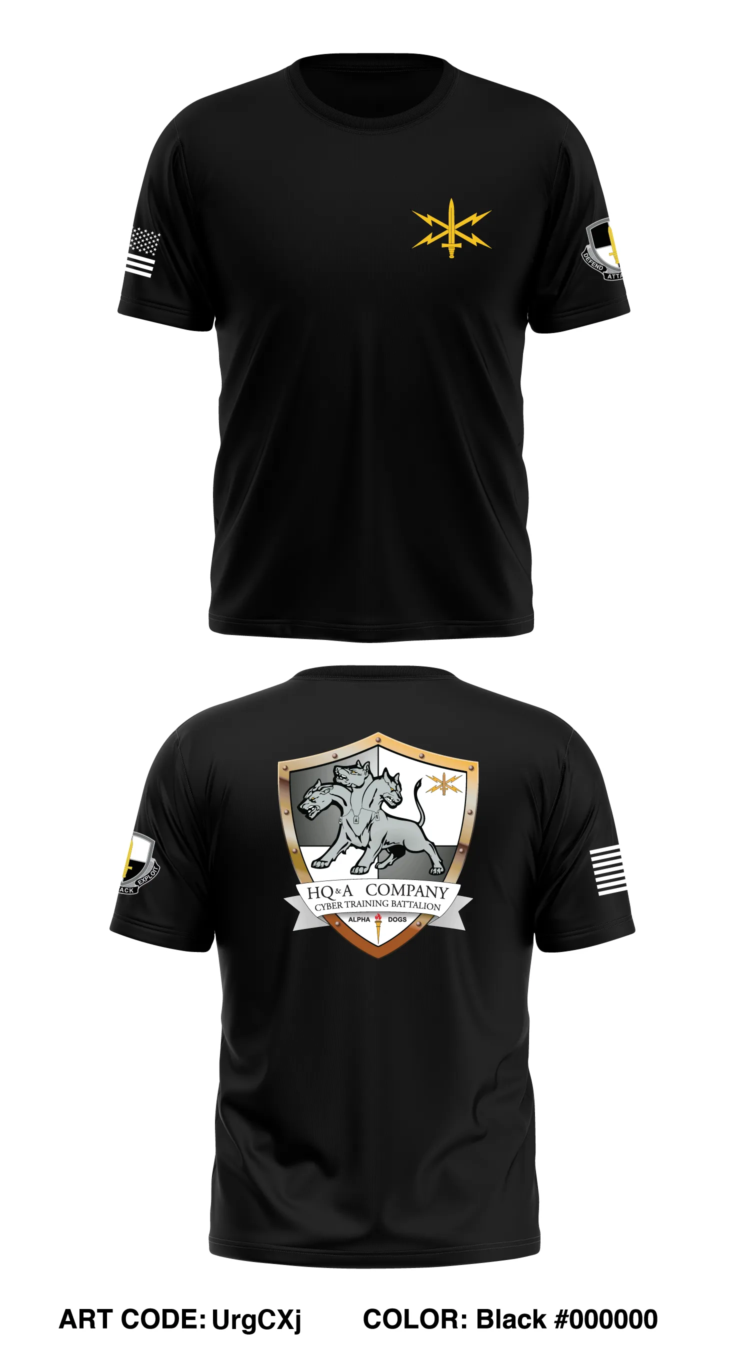 HQ & A Co, CTB, 15th Signal BDE Store 1 Core Men's SS Performance Tee - UrgCXj