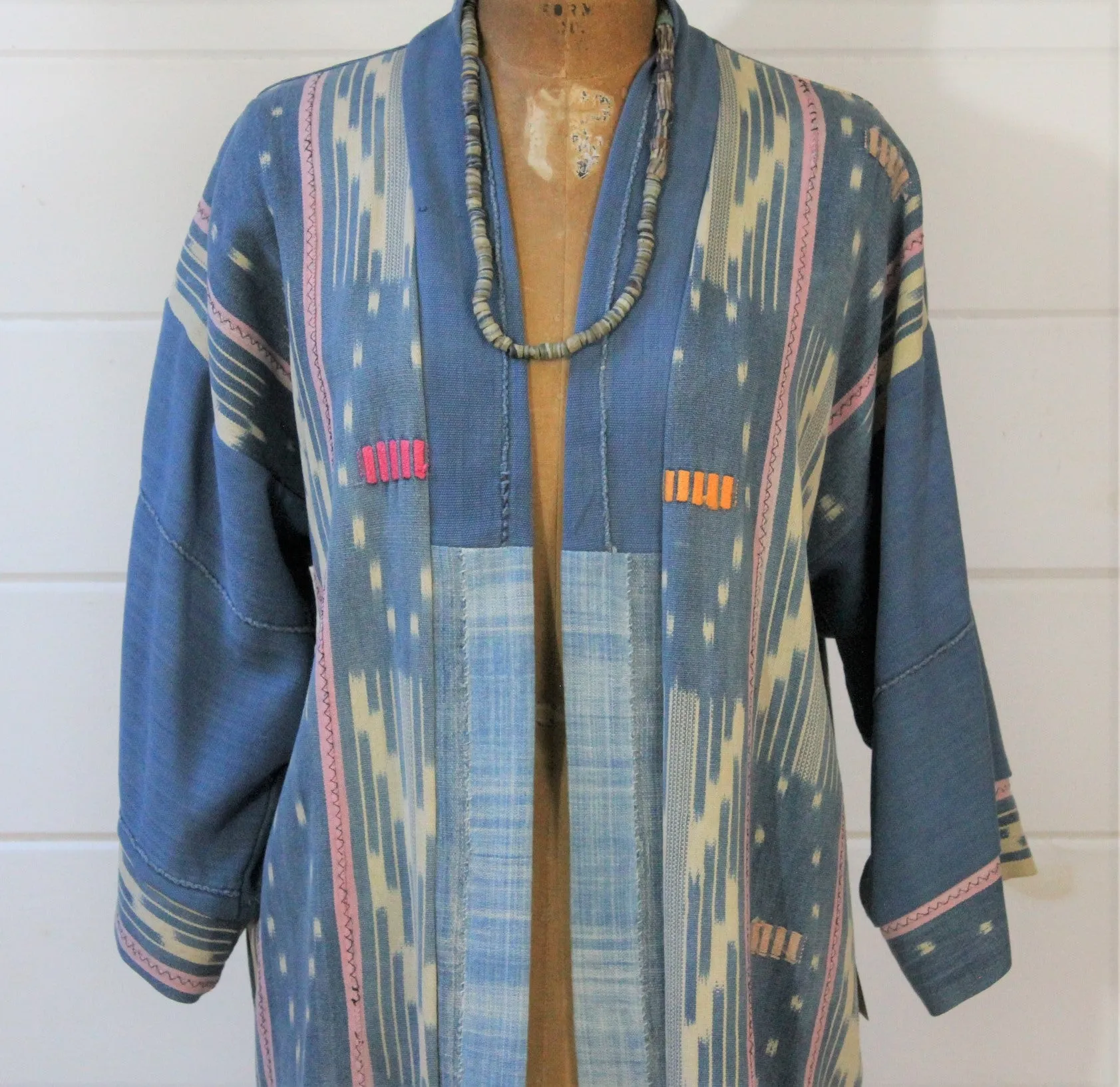 Indigo Ikat Jacket