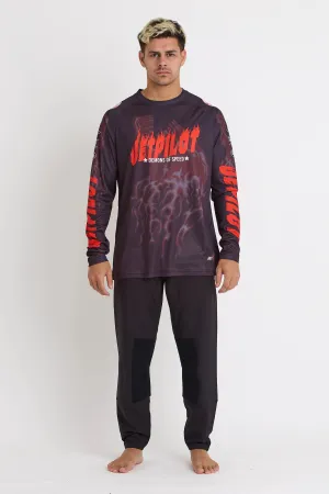 Jetpilot Bandit Jersey - Black