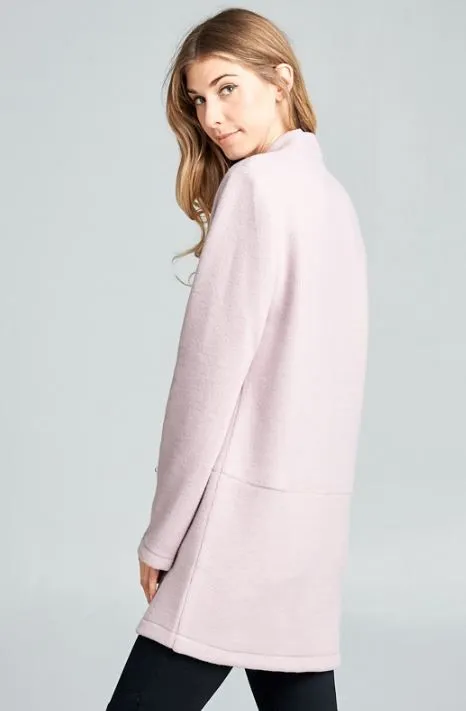 Kate Collarless Long Jacket