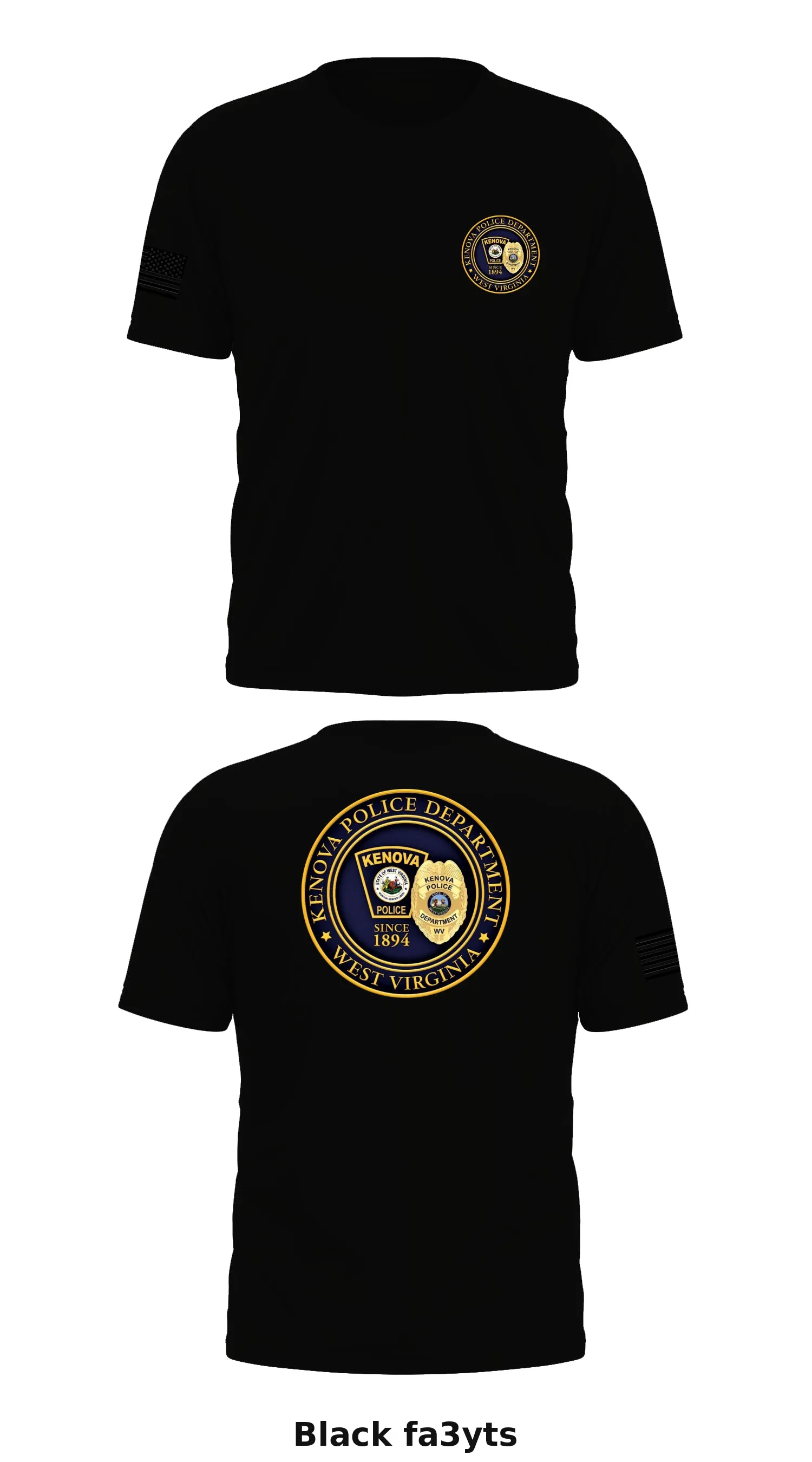 Kenova Police  Store 1 Core Men's SS Performance Tee - fa3yts