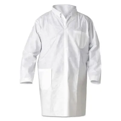 Kimberly-Clark Professional KleenGuard A20 Breathable Particle Protection Lab Coats, Medium, 10019