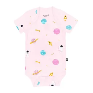 Kyte Baby Short Sleeve Bodysuit in Sakura Space