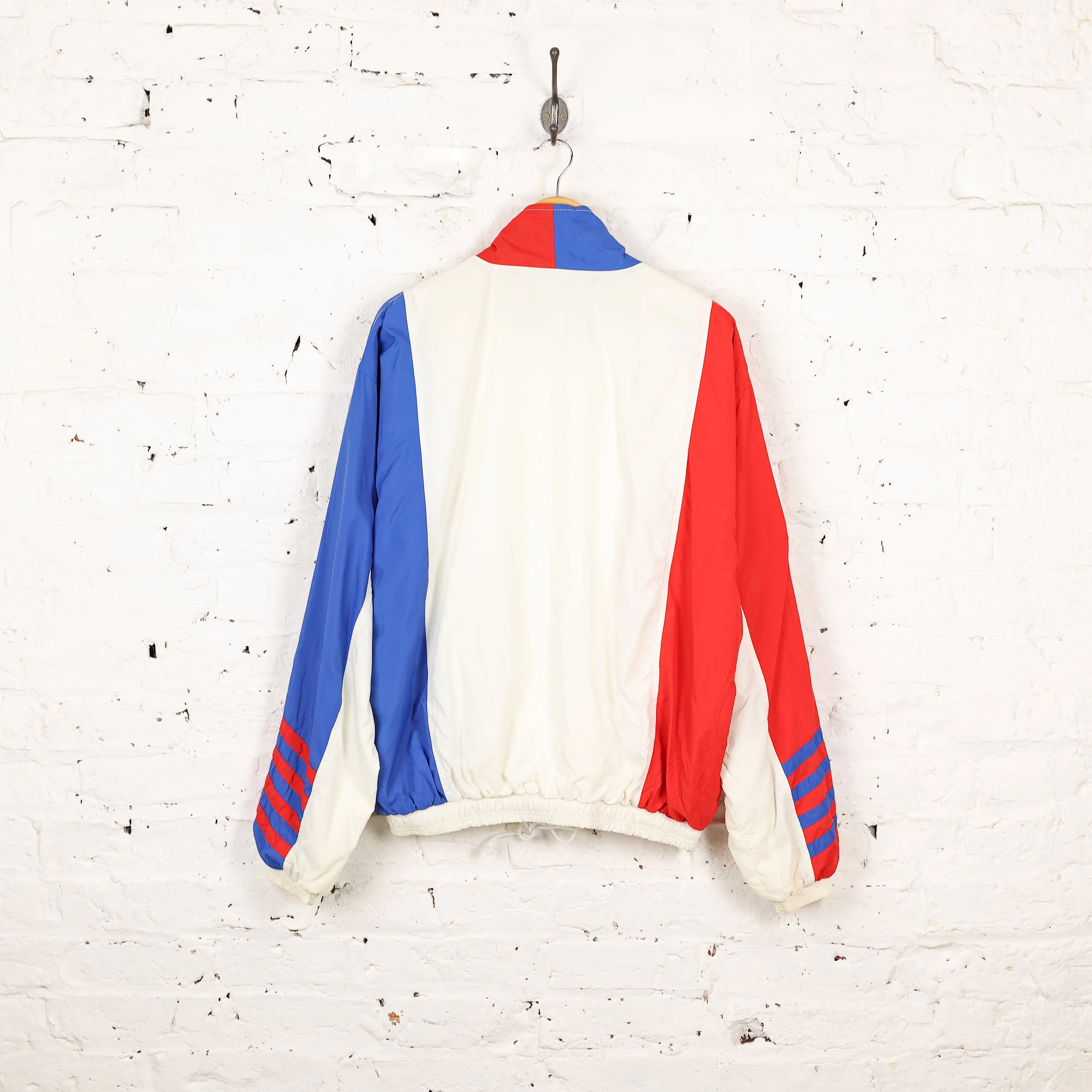 Lacoste 90s Shell Tracksuit Top Jacket - White - XL