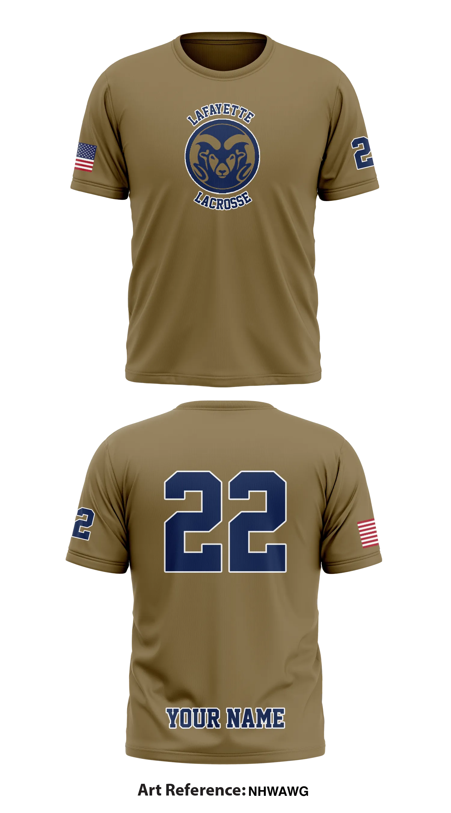 Lafayette Rams Store 1 Core Men's SS Performance Tee - NhWAWG
