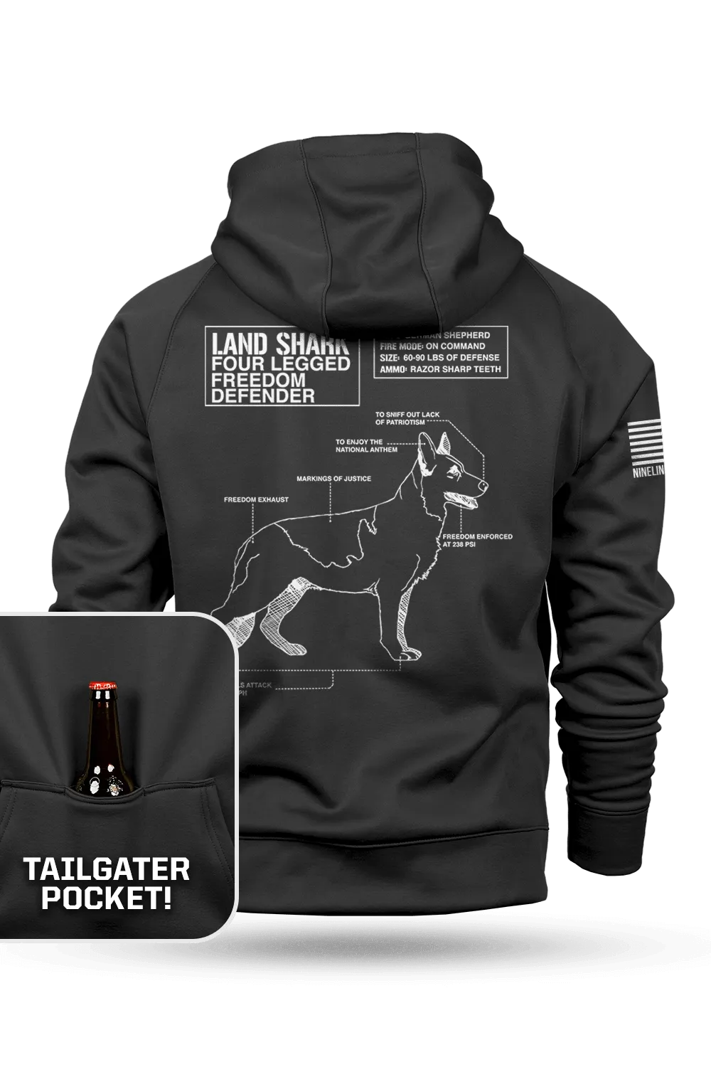 Land Shark - Tailgater Hoodie