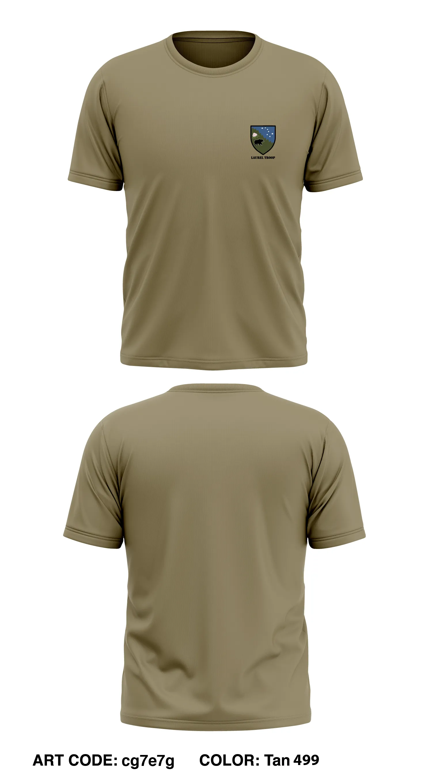 Laurel Troop Store 1 Core Men's SS Performance Tee - cg7e7g